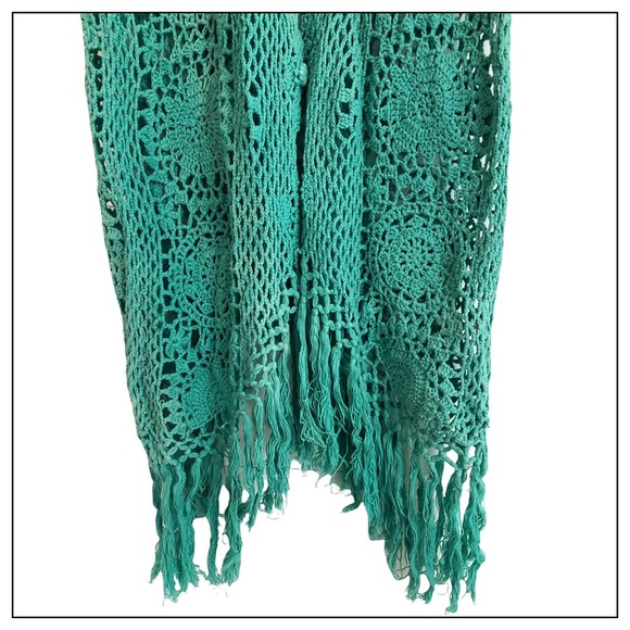 Rare Spell & The Gypsy Crocheted Mermaid Coat Duster One Size - Picture 8 of 10